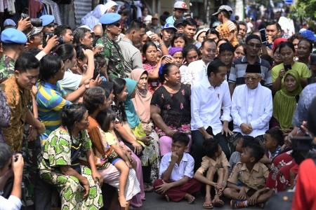 Deklarasikan Kemenangan, Jokowi Janjikan Kemakmuran Rakyat