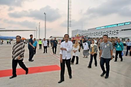 Resmikan Bandara Ahmad Yani, Ini Kritik Jokowi