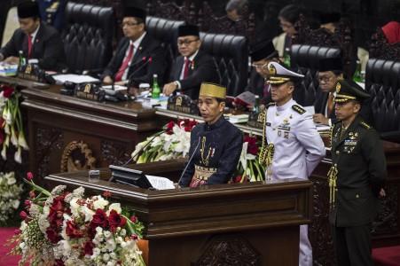 Sidang Tahunan MPR, Jokowi Janji  Pemerataan Ekonomi
