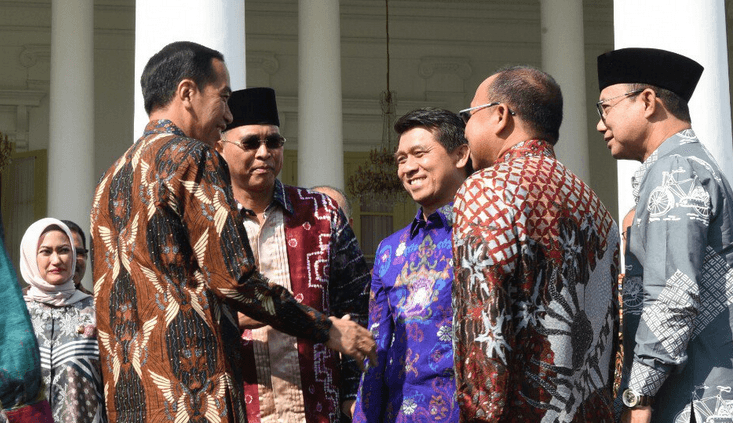 Silaturahmi dengan Bupati, Jokowi Minta Daerah Siap
