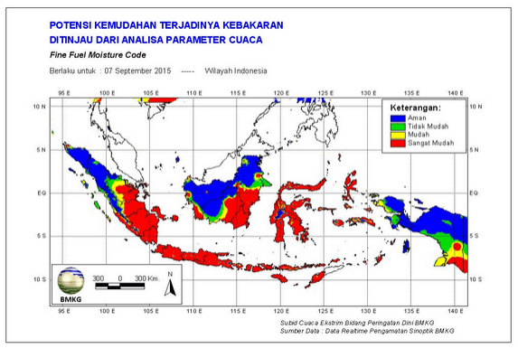 BMKG: Titik Panas di Riau Terus Menurun
