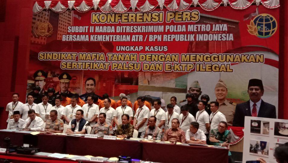 Polisi Bongkar Sindikat Mafia Tanah di Jakarta Selatan