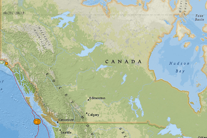 4 Gempa Bumi Melanda Pantai Barat Kanada