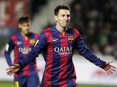 Messi Penyerang Terbaik 2015 