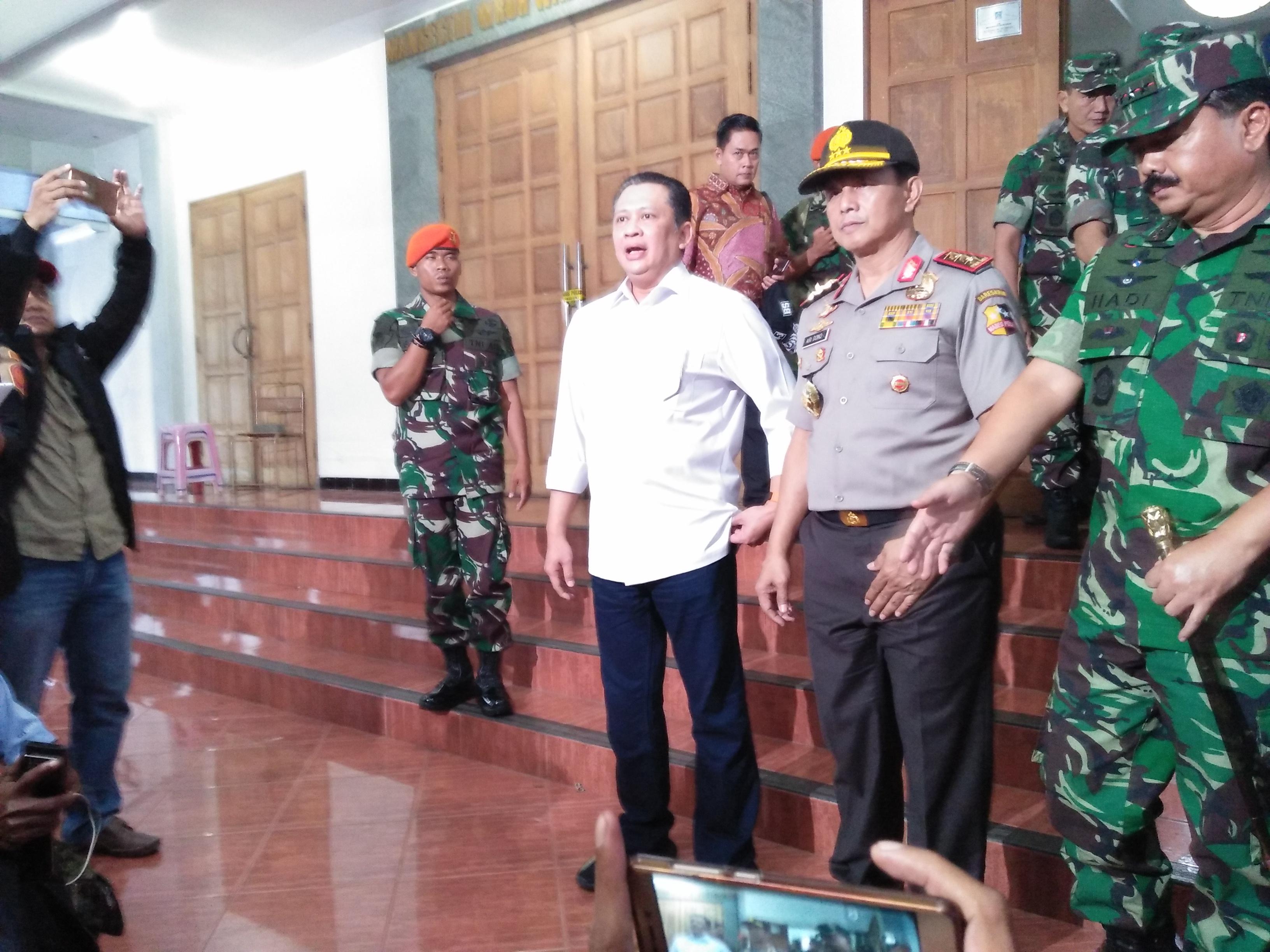 Panglima TNI, Kabareskrim dan Ketua DPR Datangi Gereja Santa Lidwina Sleman