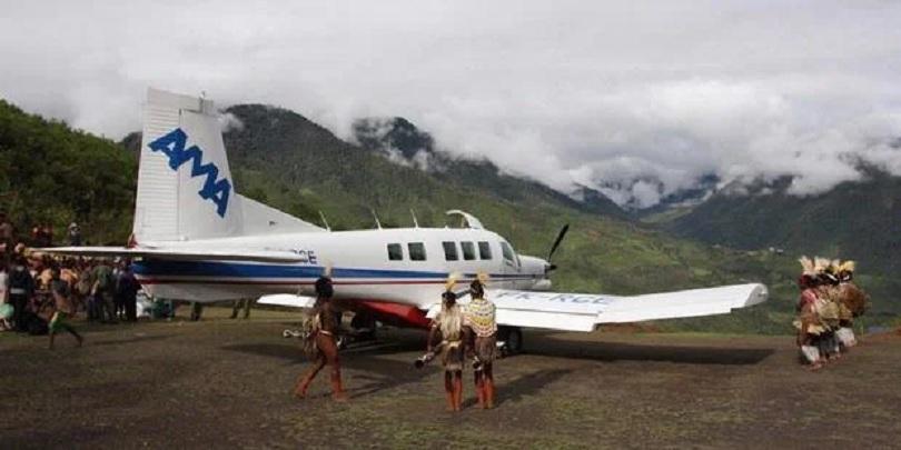 Pesawat Kargo Bermuatan 1 Ton Tergelincir di Papua