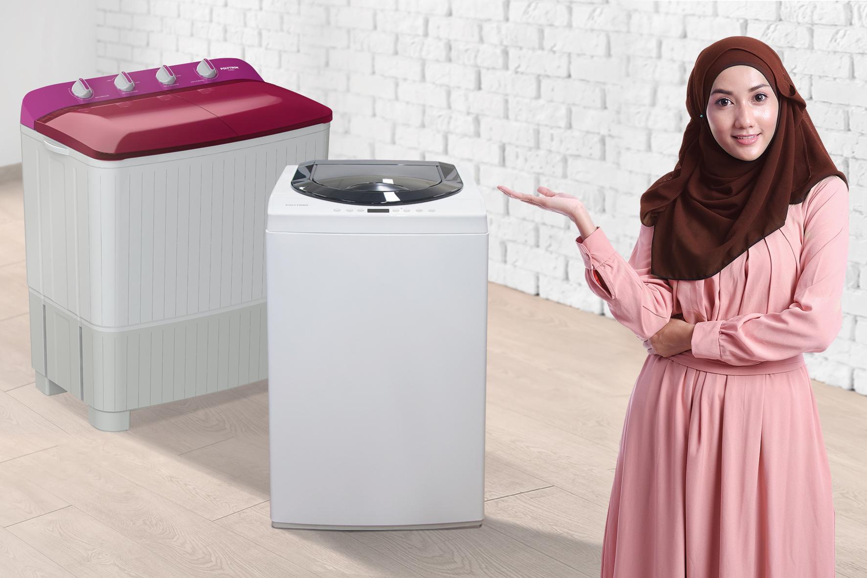 [Advertorial] Hijab  Tetap Bersih dan Tampil Maksimal dengan Mesin Cuci Polytron