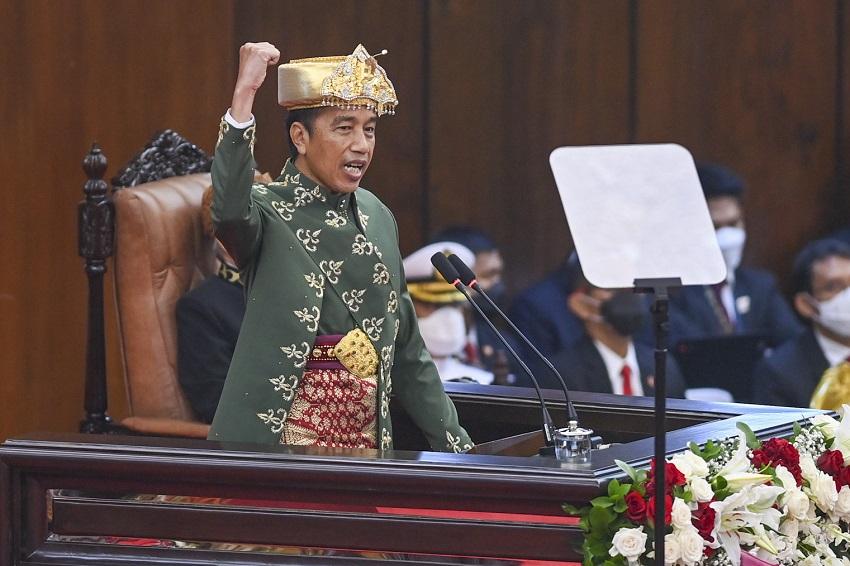 Di Sidang Tahunan MPR-DPR, Jokowi Beberkan Keberhasilan Pemberantasan Korupsi