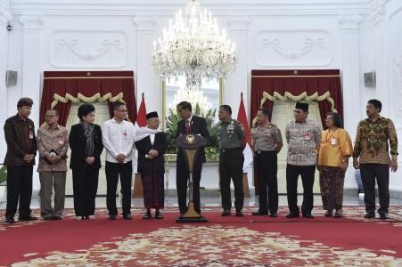 Bertemu Tokoh Lintas Agama, Ini Pesan Jokowi