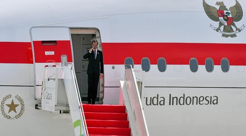 Presiden Jokowi bersiap berangkat ke KTT G20 di Italia, Jumat (29/10). (Setpres)