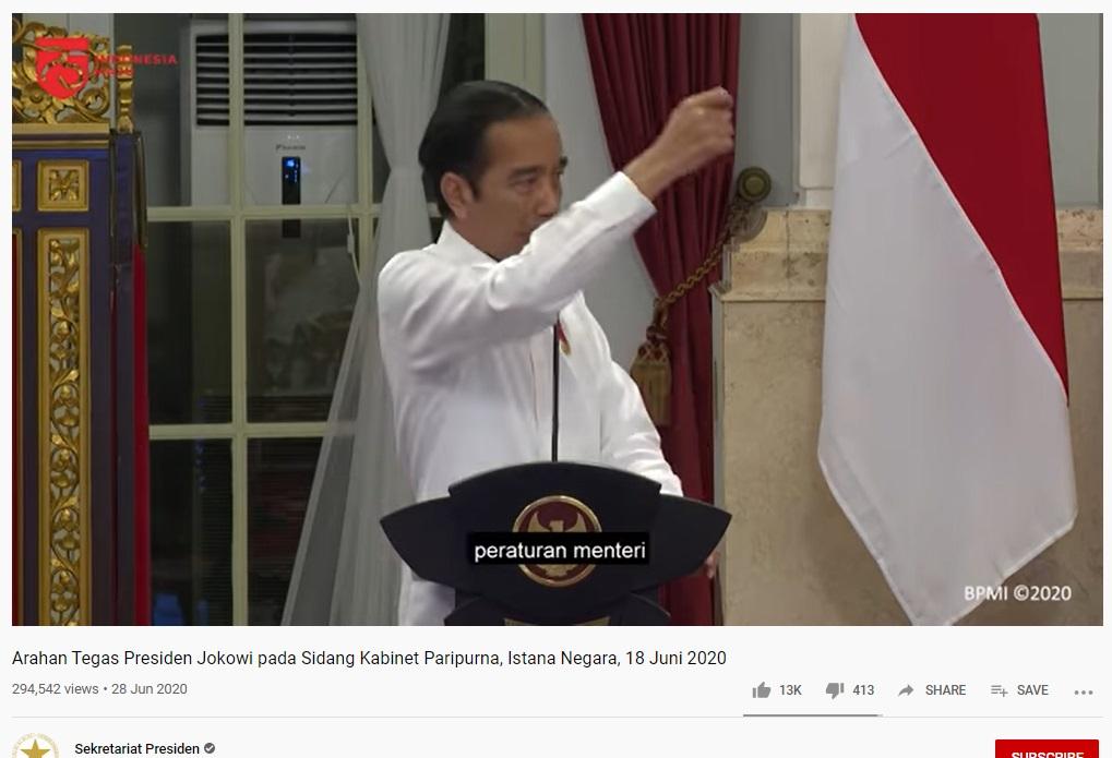 Marah, Jokowi Ancam Ganti Menteri dan Bubarkan Lembaga