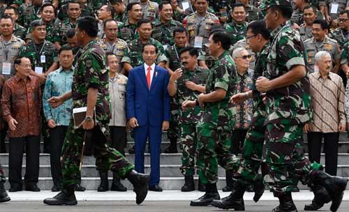 Presiden Jokowi dan Panglima TNI