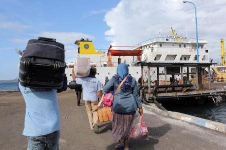 Hari Pertama Mudik Gratis ke Pulau Sapeken Madura Sepi Peminat 