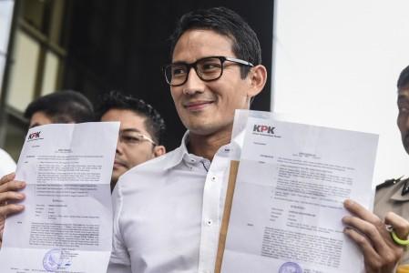 Kasus Dugaan Korupsi Wisma Atlet Sumsel, Sandiaga Uno Penuhi Panggilan KPK