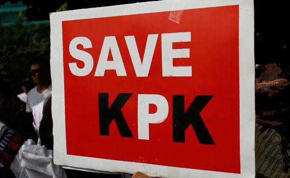 Save KPK. (Danny Setiawan/KBR)