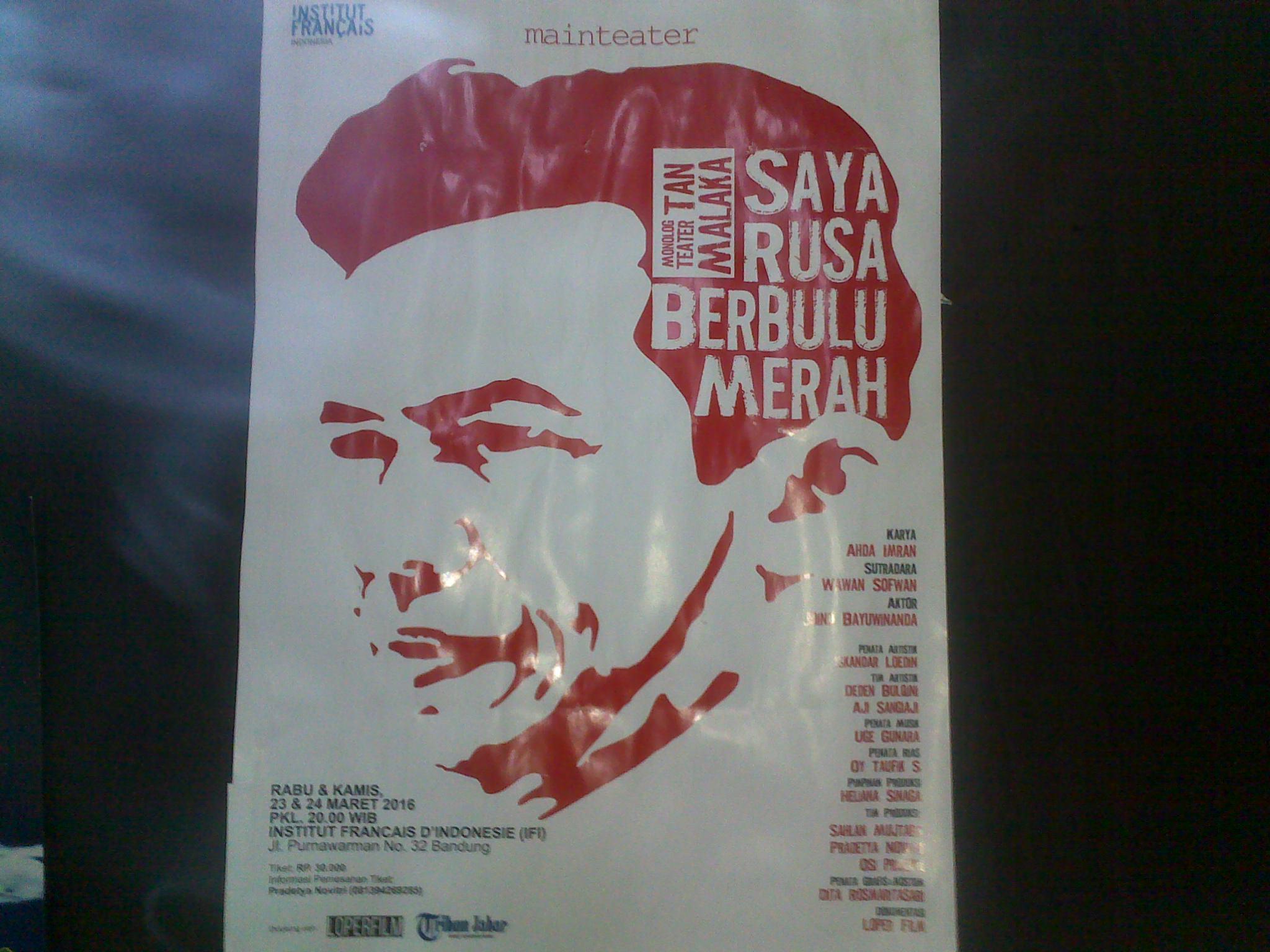 FPI Bandung Larang Monolog Teater Tan Malaka