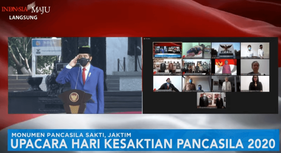 Presiden Jokowi Pimpin Upacara Hari Kesaktian Pancasila di Lubang Buaya