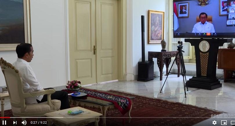 Pimpin Ratas Telewicara, Jokowi Minta Tuntaskan Bantuan Pascagempa NTB