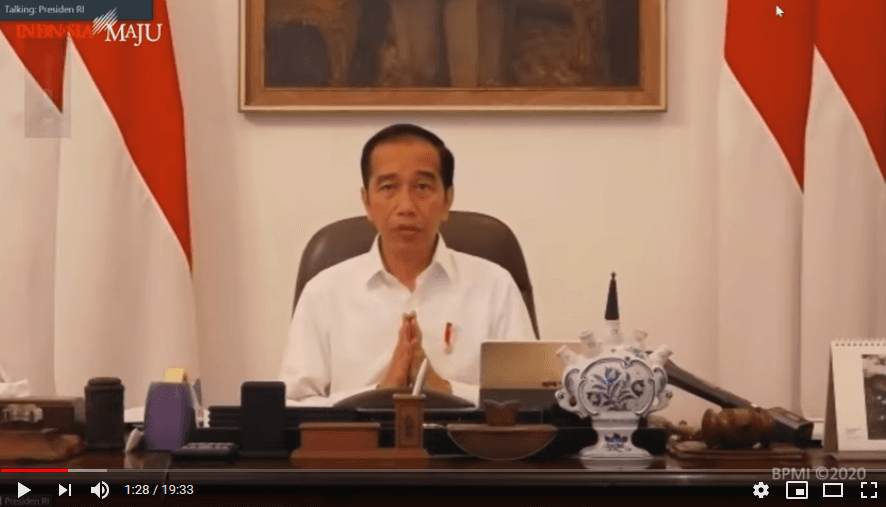Telewicara Video Covid-19, Ini Arahan Jokowi Pada Para Gubernur