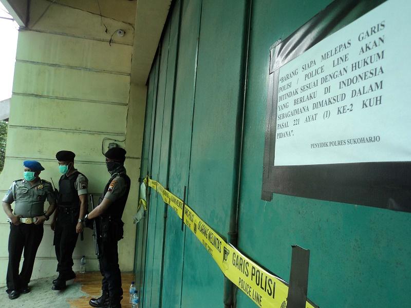 Kepolisian Sukoharjo Geledah Ulang Ruko Terduga Teroris