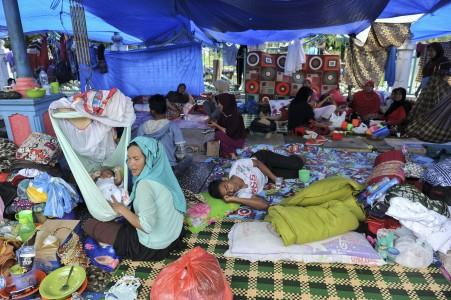 PMI: Khawatirkan Aset, 4 Ribu Korban Gempa Pilih Tinggalkan Pengungsian Induk