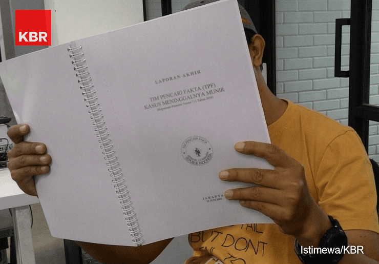 KIP: Lebih Elegan, Pemerintah Akui Saja Dokumen TPF Munir Hilang
