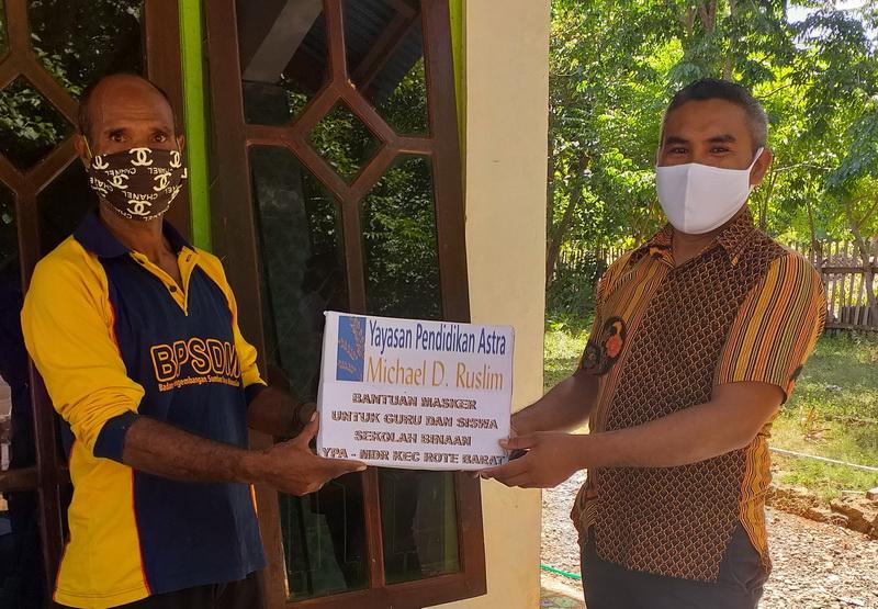 YPA-MDR Serahkan Bantuan APD, Masker dan Vitamin ke Wilayah Binaan 