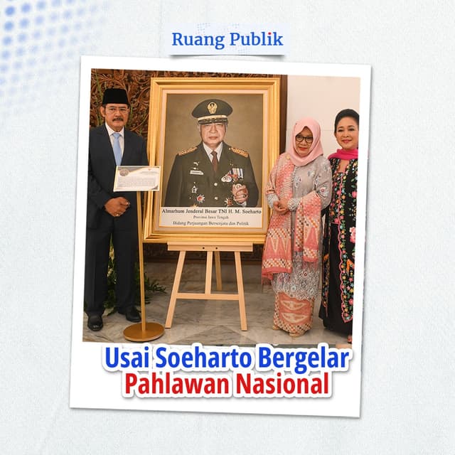 Usai Soeharto Bergelar Pahlawan Nasional